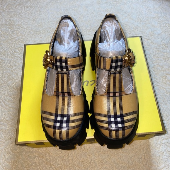 Circus NY by Sam Edelman plaid lug sole Mary Janes - Picture 6 of 6
